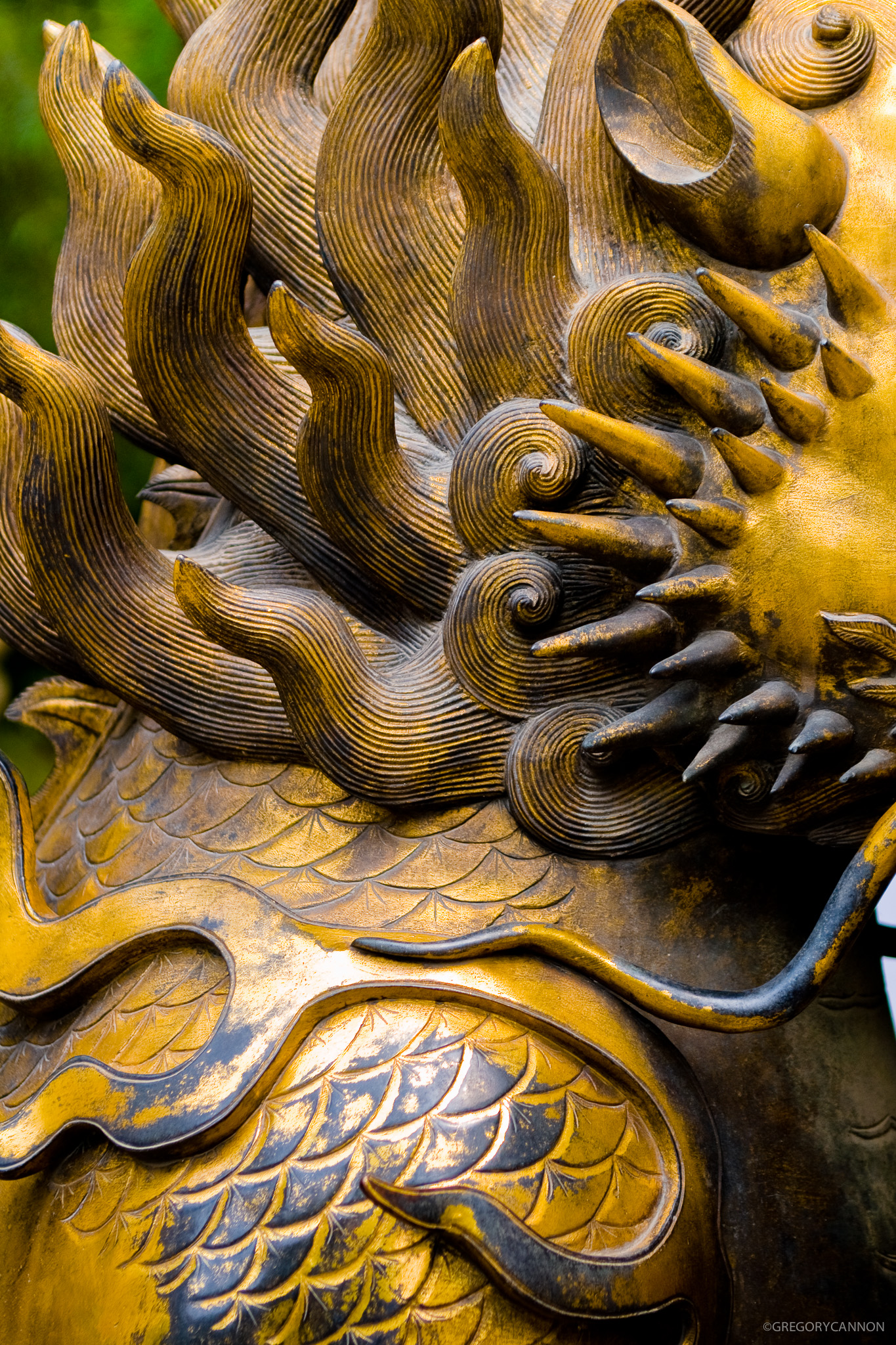 Bronze lion